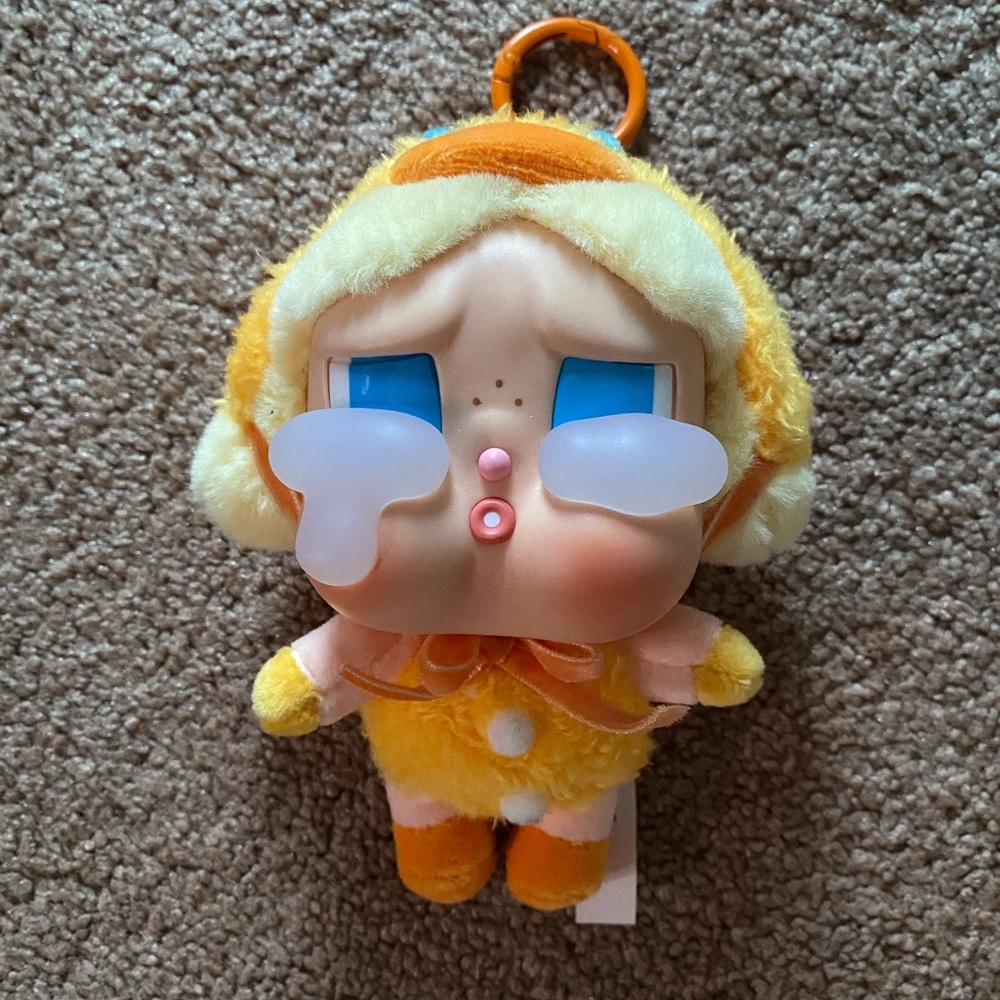 Popmart Cry Again Duck Plush Keychain